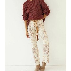 Anthropologie Pilcro and the Letterpress High-Rise Bootcut Trouser